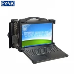 17.3 inch LCD Portable Industrial Rugged Downward Computer With 4*full-length expansion slots  4*3.5 HDD