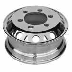 17.5x6.75 Aluminum Truck Wheel 6x222.25 center 164mm for light hino truck dual wheel Machined Polished