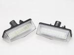 18smd 12v led license plate light for toyota prius zvw30 car plate light for toyota NHW20 ZVW40 ZVW41 led number plate lamp