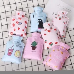 1Pcs Lovely Cartoon Hand Warm Water Bottle Mini Hot Water Bottles Portable Hand Warmer Girls Pocket Hand Feet Hot Water Bags