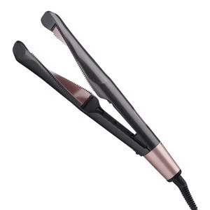 2 in 1 Portable Ceramic Hair Curler Straightener Professional Flat Iron Hair Straighteners