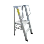 2 step aluminium platform ladder sliding