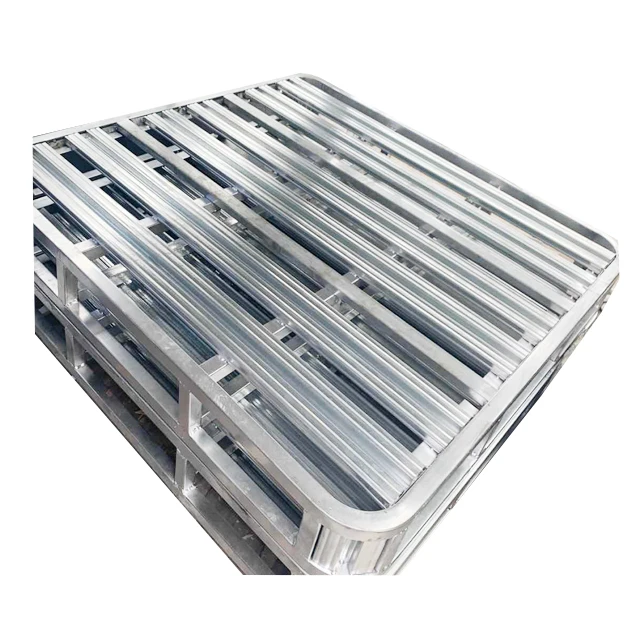 2 way 4 entry steel pallet industries galvanized finish purchase metal pallets