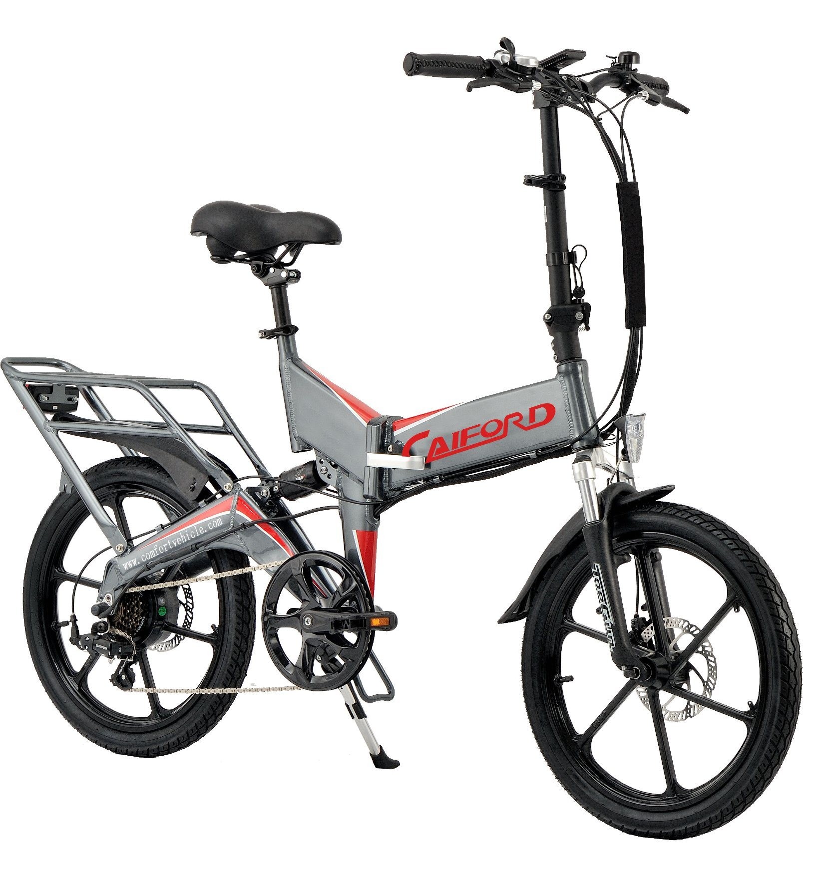 20 Inch Mini Folding Electric Moped Hidden Battery Ebike Electric Bicycle with Fat Type