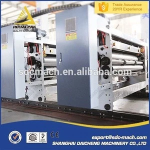 2016 hot sale Carton Making non woven fabric flexo printing machinerys