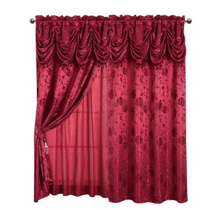 2017 Hot Sell Hotel Valance Curtain In Stock Curtains Ready Made Retail Or Wholesale