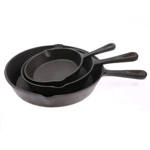 2018 hot sell cast iron skillet frying pan