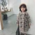 Import 2018 new arrival Europe Kids winter warm clothes childrens christmas oversize party outwear baby girls tartan grid long coat from China