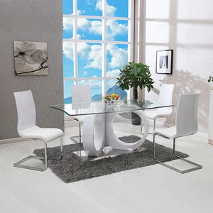 2018 new modern design home dining table set dining room furniturr wooden dining table