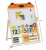 2019 Double-sided Magnetic Childrens Bracket Baby Writing Painting Small Blackboard Wooden Drawing Board Toy