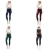 2019 Fashionable wholesale custom logo sports wear mesh yoga wear running pants leggings