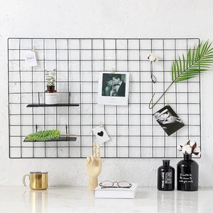 2019 metal wire grid photo wall home decoration for wall decorative home decor wall