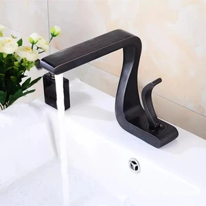 2019 new antique bidet faucet black brass brushed hot and cold water basin faucet