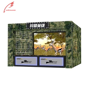 2019  shooting game machine multi-players interactive hunting equipment shopping mall earn money products