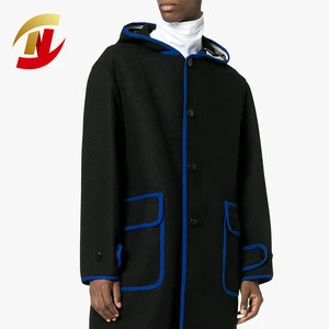 2019 Wholesale New Trench Eco-friendly Leather Long Coats For Men  Winter Men  Coat Jacket