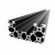 Import 2020 2040 Black Color Anodized V-Slot Industrial Aluminum Extrusion Profile Vslot Aluminum Profile from China