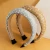 Import 2020 Fashion Bedazzled Bling Head Band Hair Accessories Pearl Rhinestone Diamond Gemstones Sparkly Headband from China