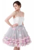 2020 Hot Sale   Romantic Handmade Petals Dress Short or Tail Bride wedding dress