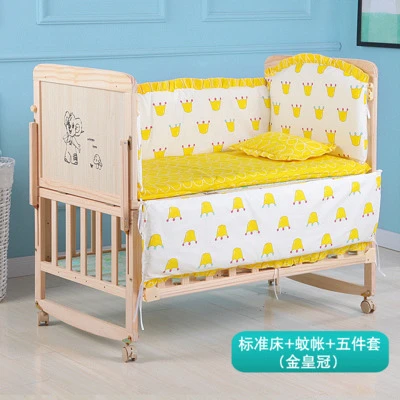 2020 Hot Selling Baby Furniture Wooden Baby Bed High Qualtity Baby Bed Crib