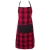 Import 2020 Monogram Christmas Plaid Pot Holder Red Black Buffalo Plaid Apron Kitchen Set For Mom Gifts from China