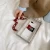 Import 2020 new arrival  Women Lady Fashion Red Heart with chains Transparent Resin Evening Bag Clear Boxed Purse Acrylic Clutch Bag from China