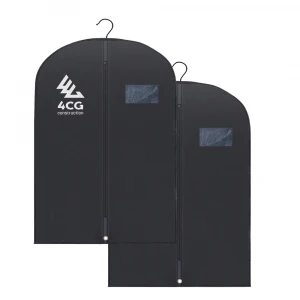 2020 Portable promotional black garment bag shoes suit cover