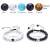 Import 2020 Valentine&#39;s Day Hot Seller Lava Rock Howlite Stone Black Onyx Tiger Eye Braided Rope Bracelet for Couple Christmas Gift from China