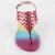 Import 2021 Crystals Manufacturers Custom Crystal Colorful sandal outdoor beach Women Flip Flops from China