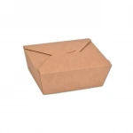 2021 Factory Price Kraft Paper Board Kraft Paper Lunch Hamburger Brown Kraft Paper Box