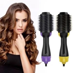2021 Portable One Step Hair Brush Dryer and Volumizer Styler Hair Dryer Comb Professional Hair Dryer