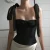 Import 2021 shirts for women Bow shoulder vest Solid color off shoulder base top bra sling vest Tank Top woman tops fashionable from China