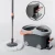 Import 2022 new comfortable spin 360 mop bucket set floor cleaner mop bucket wholesale microfiber from China