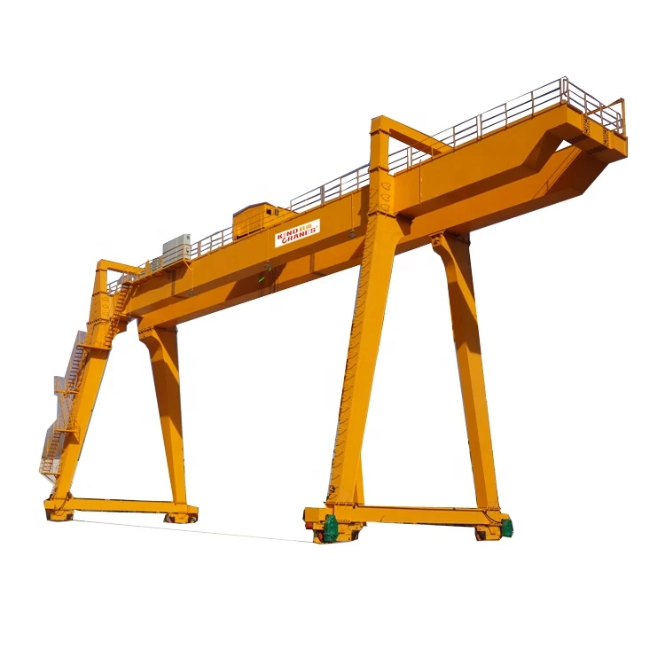 25 ton Factory use Cabin Control Double Girder Gantry crane Rail Mounted Goliath Crane for Sale
