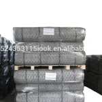 2.7mm/3.4mm 80x100mm double twisted hexagonal woven wire mesh gabion containment prices