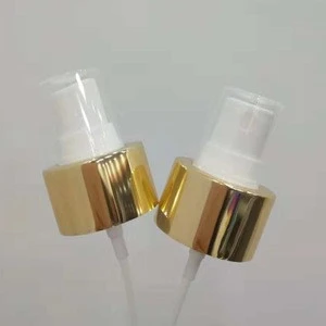 28/410  metal perfume sprayer for  Cosmetic Packaging Bottles,  gold plastic pump sprayer