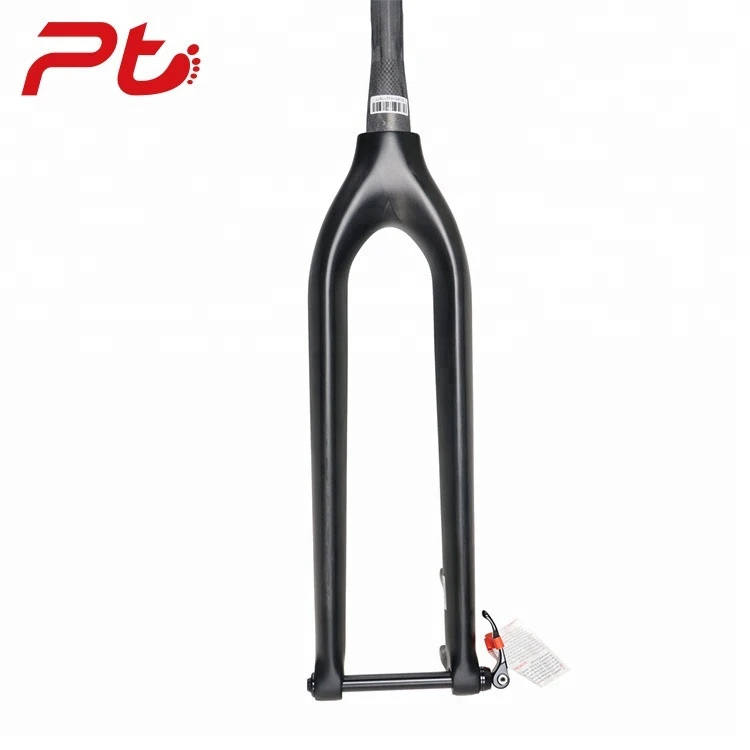 29er MTB Mountain Rigid Bicycle Front Suspension Fork With 15mm Thru Axle Full Carbon Fiber Fork