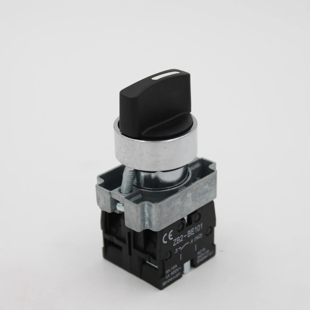 3 position selector push button switch XB2-BD53 with 22mm selector switch 3 position