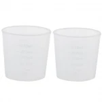 30 ml Clear Plastic Beaker Graduated 1 Oz Measuring Cup