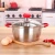 Import 304 S/S Stainless Steel Steamer Pot Double Boiler Cookware Pot Double Layer Steamer Pot With Silicone Handles from China