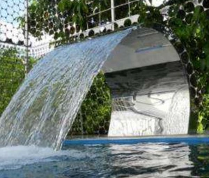 304 stainless steel water curtain equipment outdoor swimming pool water rain curtain piscine
