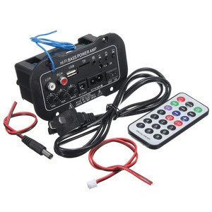 30W Amplifier Board Audio bluetooth Amplificador USB dac FM radio TF Player Subwoofer DIY Amplifiers For MotorcycleCarHome