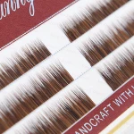 3d make up waterproof private label artificial sable hair eyebrow extension