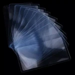 3X Magnifying Ultra-Thin Magnifier Convenient PVC Transparent Credit Card Size Magnifier With Fresnel Lens