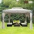 Import 3x3M Metal Gazebo Pavilion Awning Canopy Sun Shade Shelter Marquee Tent Garden from China