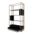Import 4 drawers luxury stainless steel gold bookcase from China