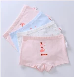 4 Pcs/lot New Children Cotton Panties Girls Underwear Cute Cartoon Printed Baby girls Kids Boxers Briefs Soft Panties for Girl