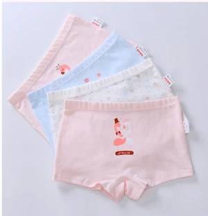 1PC Cotton Baby Girls Bras Solid Color Young Girls Underwear For