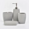 4 pieces set concrete bathroom accessories for home decor