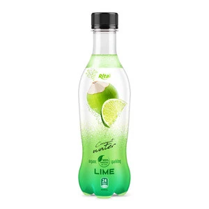 Lime Flavoured Coconut Water Juice, 400ml Pet Bottle