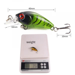 40mm 3.5g Hard Plastic Lure Small Minnow Floating Hard Bait 9 Color